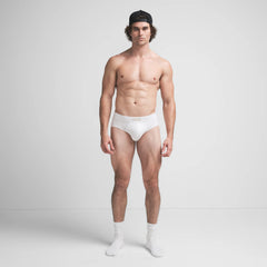 SKIMS COTTON MENS BRIEF | CHALK