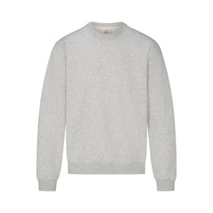 FLEECE LOUNGE MENS RELAXED HIGH CREWNECK | LIGHT HEATHER GREY