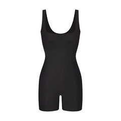 COOL SHAPEWEAR MID THIGH BODYSUIT | ONYX