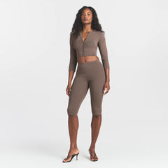 REFINED KNIT CAPRI | AMETHYST