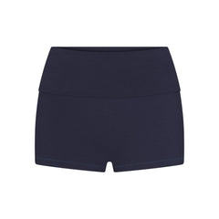 COTTON JERSEY FOLDOVER SHORT | NAVY