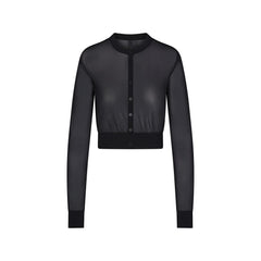 SLINKY KNIT CARDIGAN | OBSIDIAN