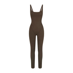 NikeSKIMS MATTE CORSET 29" ONE PIECE | DARK SEPIA