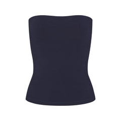 COTTON JERSEY TUBE TOP | NAVY