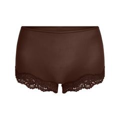 FITS EVERYBODY LACE BOY SHORT | ESPRESSO