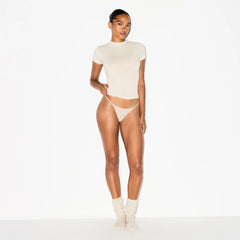 LIGHTWEIGHT COTTON STRING THONG | DELTA LEOPARD