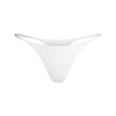 LIGHTWEIGHT COTTON STRING THONG | SNOW