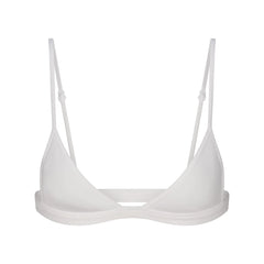 EVERYDAY COTTON TRIANGLE BRALETTE | SNOW