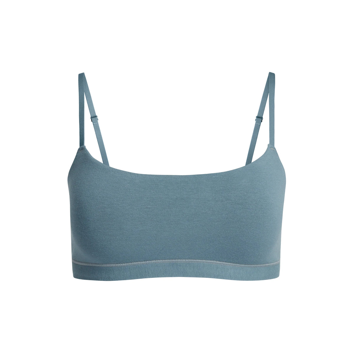 COTTON JERSEY SCOOP BRALETTE | KYANITE