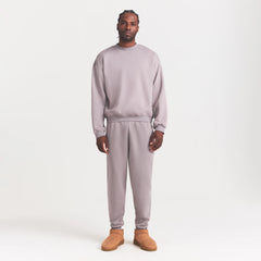 FLEECE LOUNGE MENS RELAXED HIGH CREWNECK | SHADOW