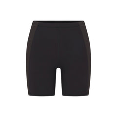 NikeSKIMS MATTE SHINE MIX 5" BIKER SHORT | OBSIDIAN AND IGNEOUS