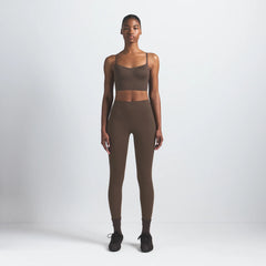 NikeSKIMS MATTE CAMI BRA TOP | DARK SEPIA