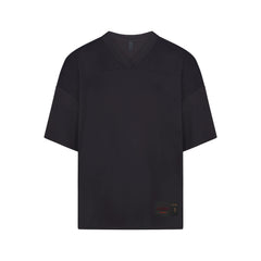 NikeSKIMS AIRY V-NECK OVERSIZED TOP | OBSIDIAN
