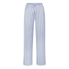 WOVEN SHINE LACE PANT | PERIWINKLE WIDE STRIPE