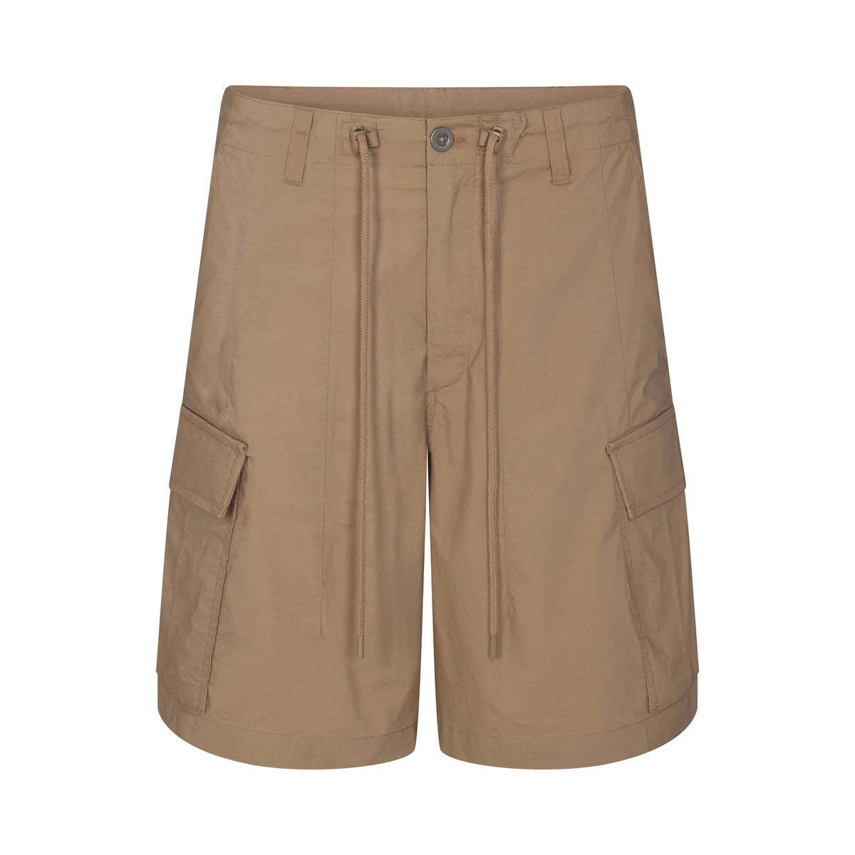 WOVEN COTTON OVERSIZED CARGO SHORT | DESERT