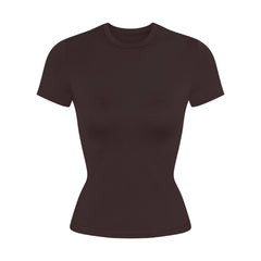 NikeSKIMS MATTE PADDED BABY T-SHIRT | DARK SEPIA