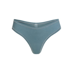 COTTON JERSEY DIPPED THONG | KYANITE