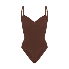 SEAMLESS SCULPT BRIEF BODYSUIT | COCOA