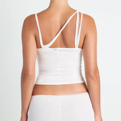VETTESE X SKIMS SHEER MODAL TOP | ECRU