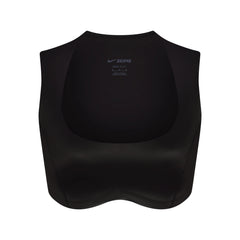 NikeSKIMS SATIN SHINE WIDE SCOOP BRA | OBSIDIAN