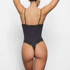 FITS EVERYBODY LACE CAMI BODYSUIT | ONYX