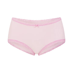 LIGHTWEIGHT COTTON LACE BOY SHORT | CHERRY BLOSSOM